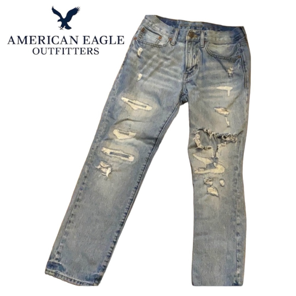 American Eagle Outfitters Extremely Distressed Men’s Jeans